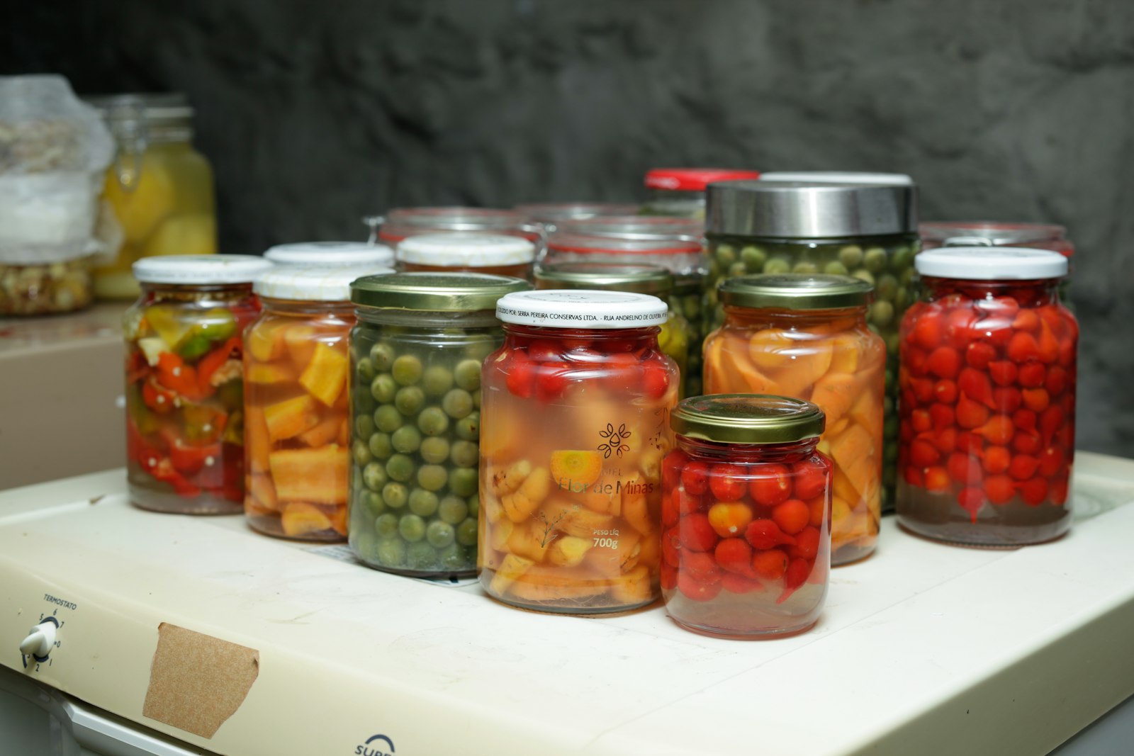 Surtido de conservas saladas artesanales